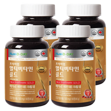 뉴트리디데이 프리미엄 멀티비타민 골드, 90정, 4개