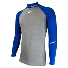 GOLDEAST 男款涼感透氣高機能運動酷涼網眼布料防風內搭衣半高領長袖