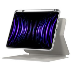 베이스어스 마그네틱 펜슬 커버 태블릿PC 케이스, 그레이, 1개
