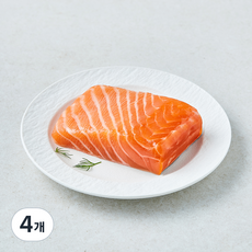 1인용 연어 (냉장), 4개, 120g