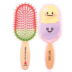 CATNAP 冰淇淋髮梳 軟筒冰淇淋 + 西瓜冰棒, 混合顏色, 1個