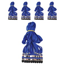 AST 名牌掛繩夾, 深藍色, 50入