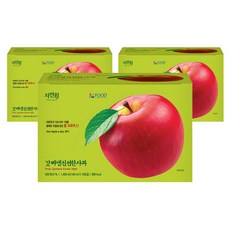 자연원 갓짜낸 신선한 사과주스, 30개, 145ml