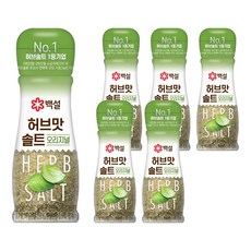백설 허브맛 솔트 오리지널, 50g, 6개
