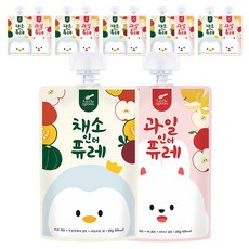 Little Spoon 水果果泥 100g + 蔬菜果泥 100g 套組, 6個, 水果+蔬菜