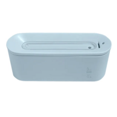 MOBOLI 貓卜力 河流 寵物陶瓷飲水機, 1000ml, 31.2x10x12.2 公分, 幽靜藍, 1個