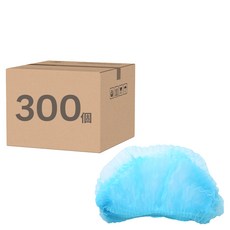 透氣工作防塵廚師帽 護髮浴帽 安全帽頭套內襯 手術網帽 21吋 雙筋, 藍色, 300個