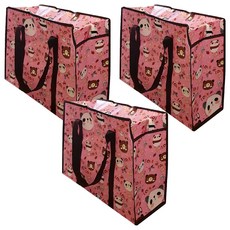 Angela Home多功能防水布袋, 熊貓, 3個