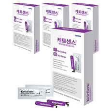 isens 케토센스 듀얼용 케톤 시험 검사지, 10개입, 4개
