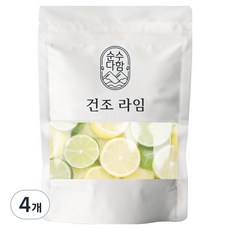 순수다함 슬라이스 건조 라임칩, 40g, 1개입, 4개