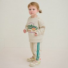 milkmile 兒童清新活潑陽光上下衣套裝