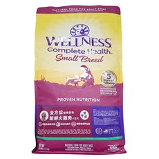 wellness 寵物健康全方位有穀新鮮火雞肉 小型犬 4lb, 新鮮火雞肉, 1.8kg, 1袋