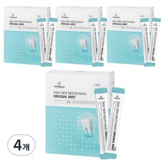 비타할로 데일리뉴 마우스워시 민트 스틱형, 600ml, 4개