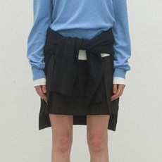 아틀리에나인 여성용 벨트 미니스커트 SK-4957