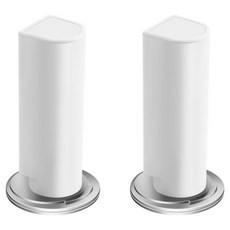 Shopmile 免鑽孔超薄磁吸門擋 白色, 2個