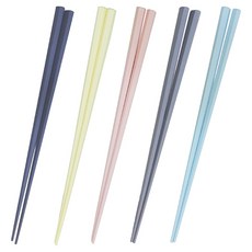 NEXCLEANS 舞水痕 日式六角筷組 RT-A8036 22.5cm, 馬卡龍, 5雙筷子, 1組