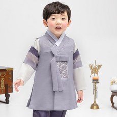 男童肩韓服套裝 AM159