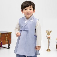 男童腰袖韓服套裝 AM173