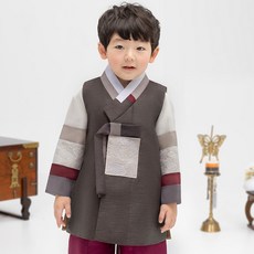 男童袖套韓服套裝 AM182