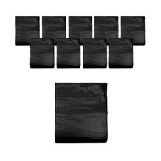 World Clean 回收塑料袋 黑色 20p, 200入, 80L