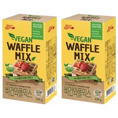 Bread Garden 純素鬆餅粉 居家烘焙, 220g, 2個