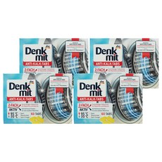 dm Denk mit 德國洗衣機清潔劑, 60錠, 60g, 4盒