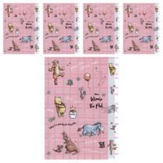 sun-star 小熊維尼95週年 L型A4資料夾, 朋友款, 5個