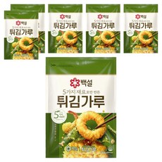 CJ BEKSUL 白雪 僅用5種原料製成的炸粉, 1kg, 6個