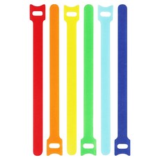 infotec 彩色超薄魔鬼氈束線帶 電腦線材整理, 1入