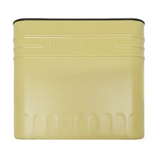 HOUSE 好室喵 晨曦 3格壁掛雙層餐具瀝水盒 95 x 155 x 136mm, 2層, 黃色, 1個