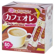 SEIKO COFFEE 經典沖泡飲品 咖啡歐蕾風味, 12g, 50個裝, 1組