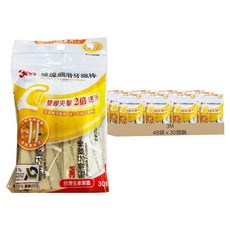 3M 雙線細滑牙線棒 單支裝, 15cm, 30支, 48袋