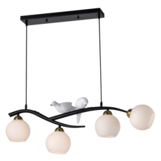 Honey Comb 鄉村風中島餐廳吊燈，鳥造型餐廳燈具，柔和燈光，適用多種風格, 1入