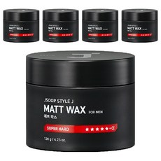 J-sup Style J for Men 超硬啞光蠟, 120g, 5個