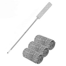 Hans Multi Mall 縫隙除塵多用途清潔拖把 115cm + 3入拖布套組, 1套