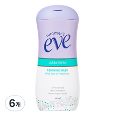 써머스이브 울트라 프레쉬 페미닌 워시 여성청결제, 237ml, 6개