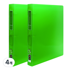 MiDAS HYUNPOONG 60頁 透明 Frontier 文件夾 Premium A4, 4個, 綠色