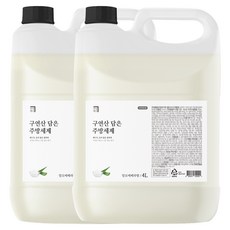 살림백서 구연산 담은 주방세제 알로에베라향, 4L, 2개