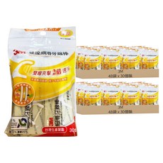 3M 雙線細滑牙線棒 單支裝, 15cm, 30支, 96袋