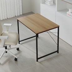 소프시스 위더스 멀티 책상 860, 티크판넬 + 블랙프레임