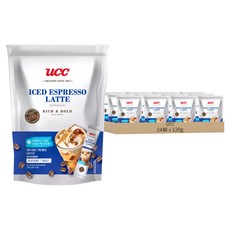ucc 冷泡義式香濃拿鐵, 15g, 8包, 24袋