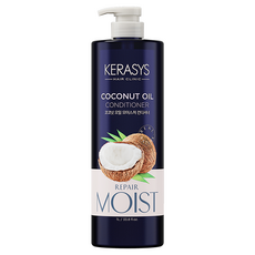 KERASYS Coconut Oil 椰子油光澤潤髮乳, 1L, 1瓶