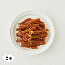 (주)강남밥상 정성담은 매콤궁채 장아찌, 200g, 5개