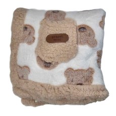 寵物披風睡袍保暖披肩斗篷, M, 咖啡熊熊, 1件