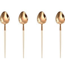 쓰임 마리벨 디저트 스푼, 크림화이트, 4개