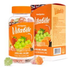 비타바이트 과일맛 멀티 비타 구미젤리 80개입, 240g, 1개