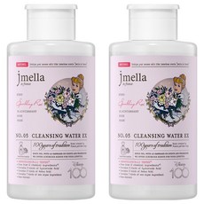 jmella 迪士尼100週年聯名仙度瑞拉香氛卸妝水 05 星耀玫瑰, 500ml, 2個