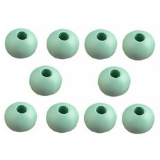 마다꾸미 우드비즈 DIY공예 나무구슬 12mm 10p, 청록색(구슬), 1개