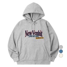 VENHIT 男女通用NEW VENHIT LOGO寬鬆刷毛連帽T恤