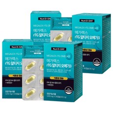 Nutri D-DAY Megalex rTG Omega 3植物軟膠囊, 30顆, 4盒